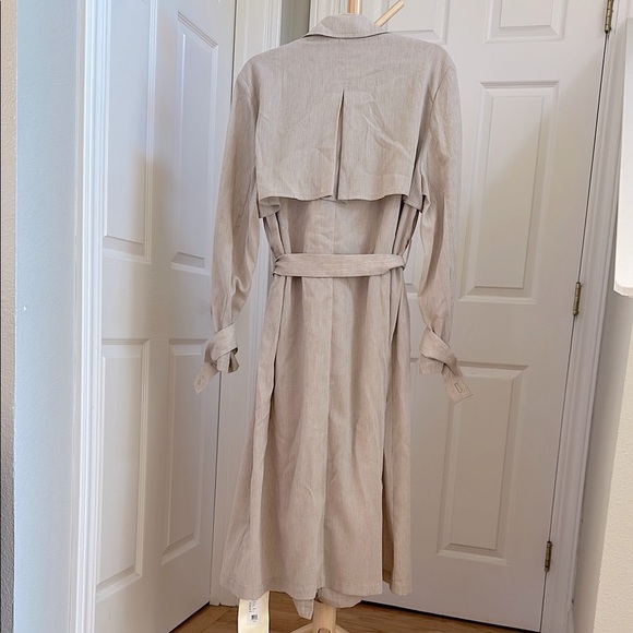 Women's Beige Trench Coat - Picture 5 of 6